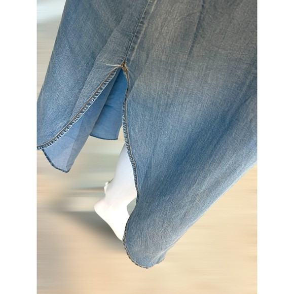 UNBRANDED Cute washed out denim blue tunic dress sz 1X 2X 3X - Picture 4 of 5